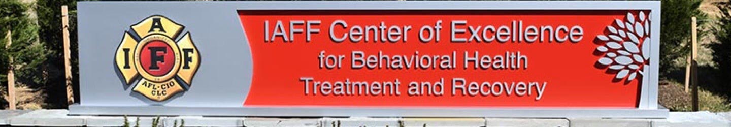 IAFF Center sign