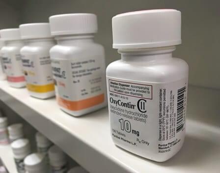 A bottle of OxyContin