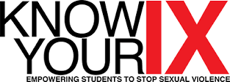 Know Your IX Empower Students to Stop Sexual Violence Logo