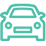 Teal car icon