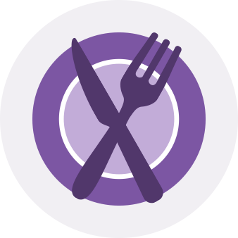 Crossed Fork and Knife