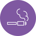 Purple vape pen icon