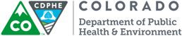 Colorado Department of Public Health & Environment Logo