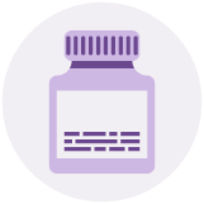 Prescription pill bottle icon