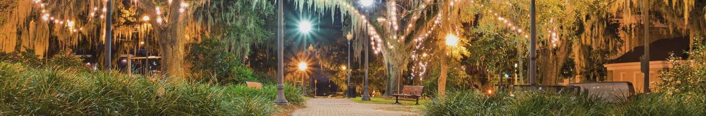 beautiful walkway in Tallahassee