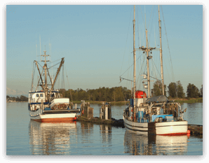 Two boats on the water