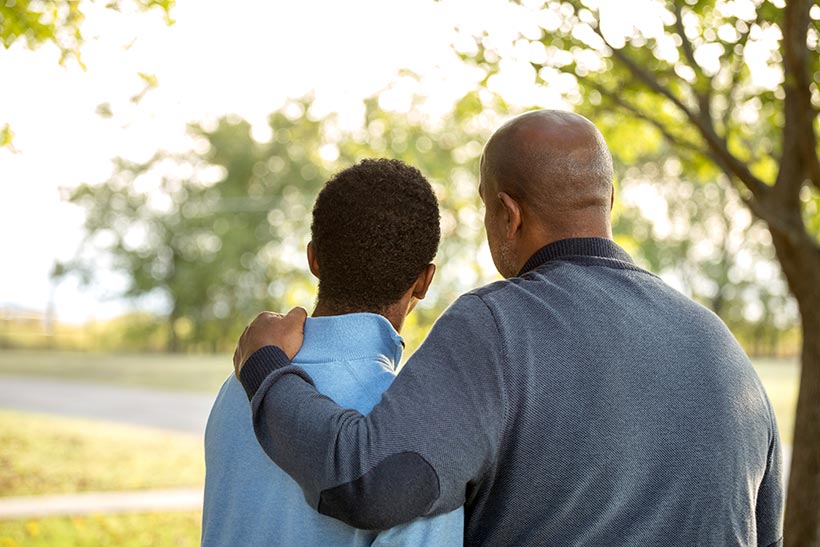 Father and son