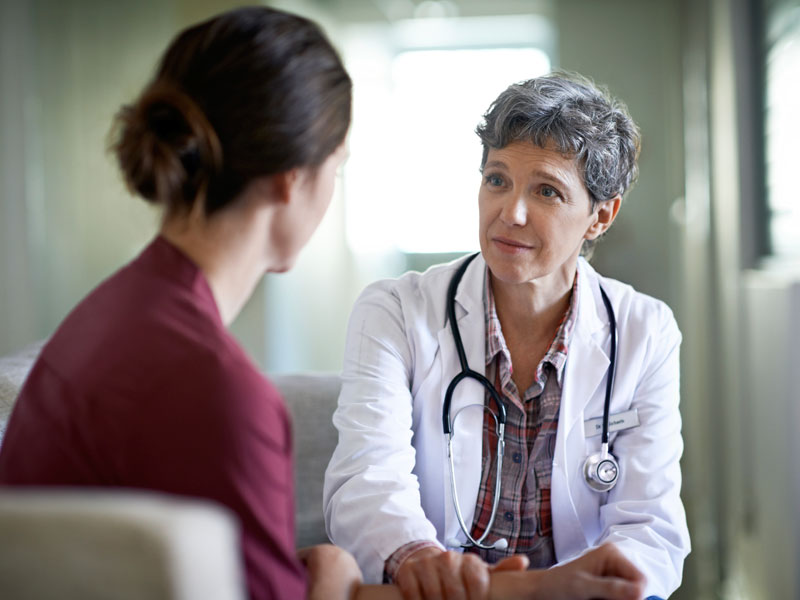 Patient and Physician talking