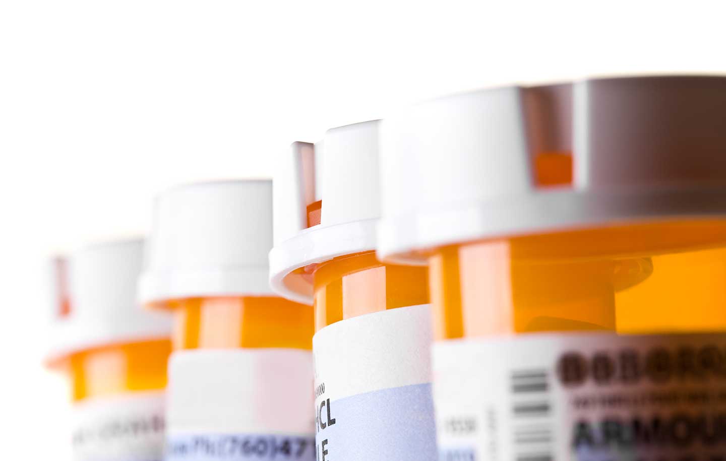 Opioid Prescriptions Pill Bottles