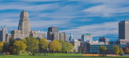 Buffalo, New York city skyline