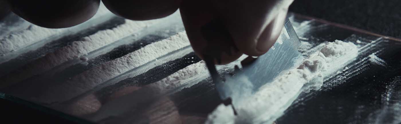 Lines of cocaine